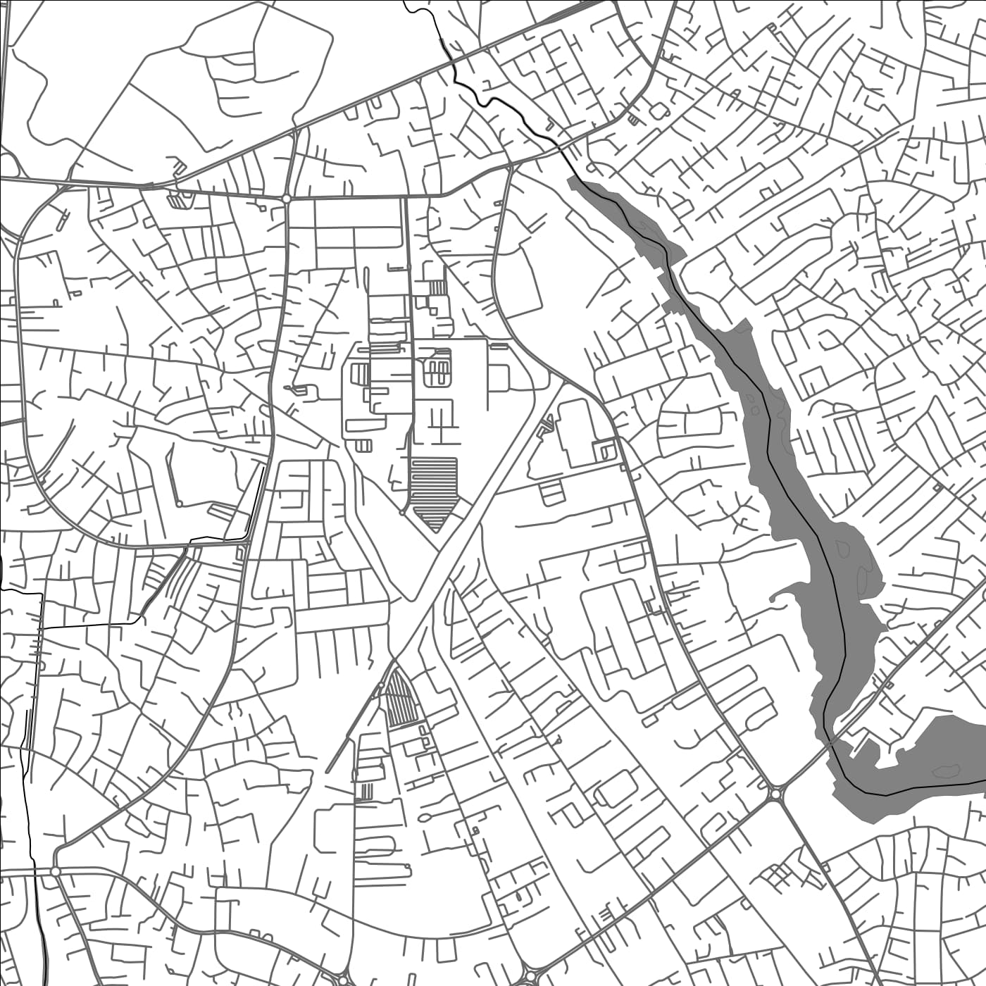 ROAD MAP OF PORT HARCOURT, NIGERIA BY MAPBAKES