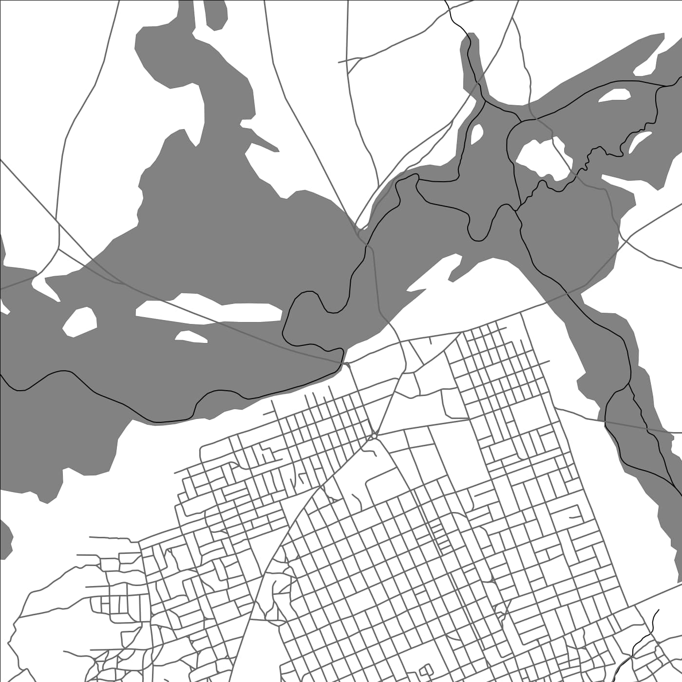 ROAD MAP OF BIGNONA, SENEGAL BY MAPBAKES