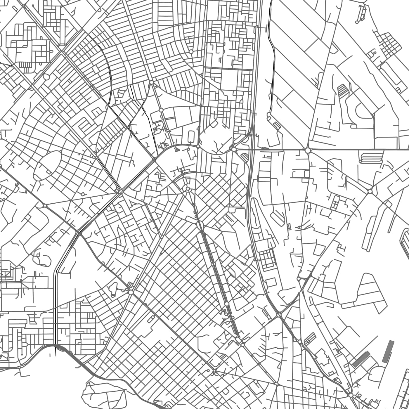 ROAD MAP OF DAKAR, SENEGAL BY MAPBAKES