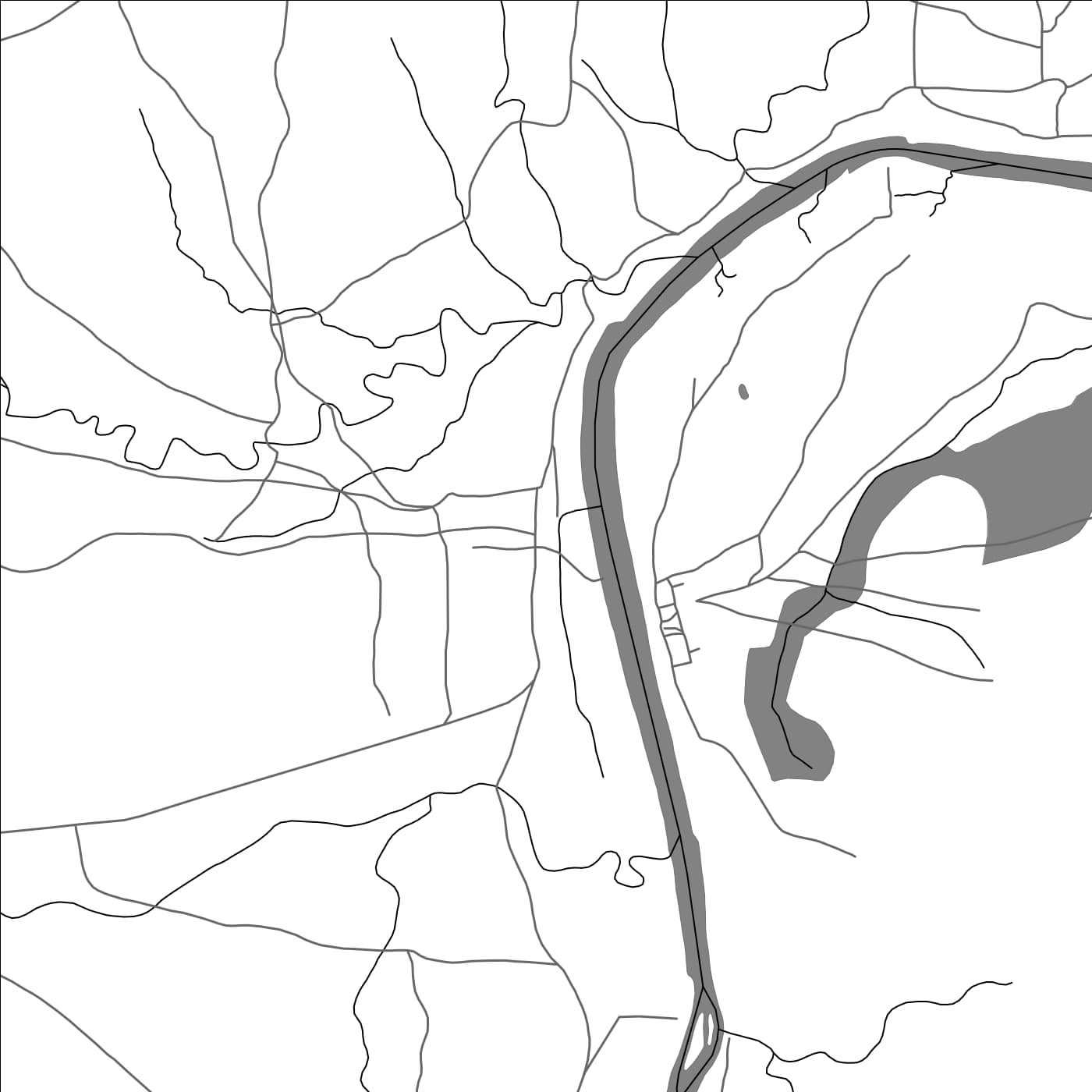 ROAD MAP OF DIABOUGOU, SENEGAL BY MAPBAKES