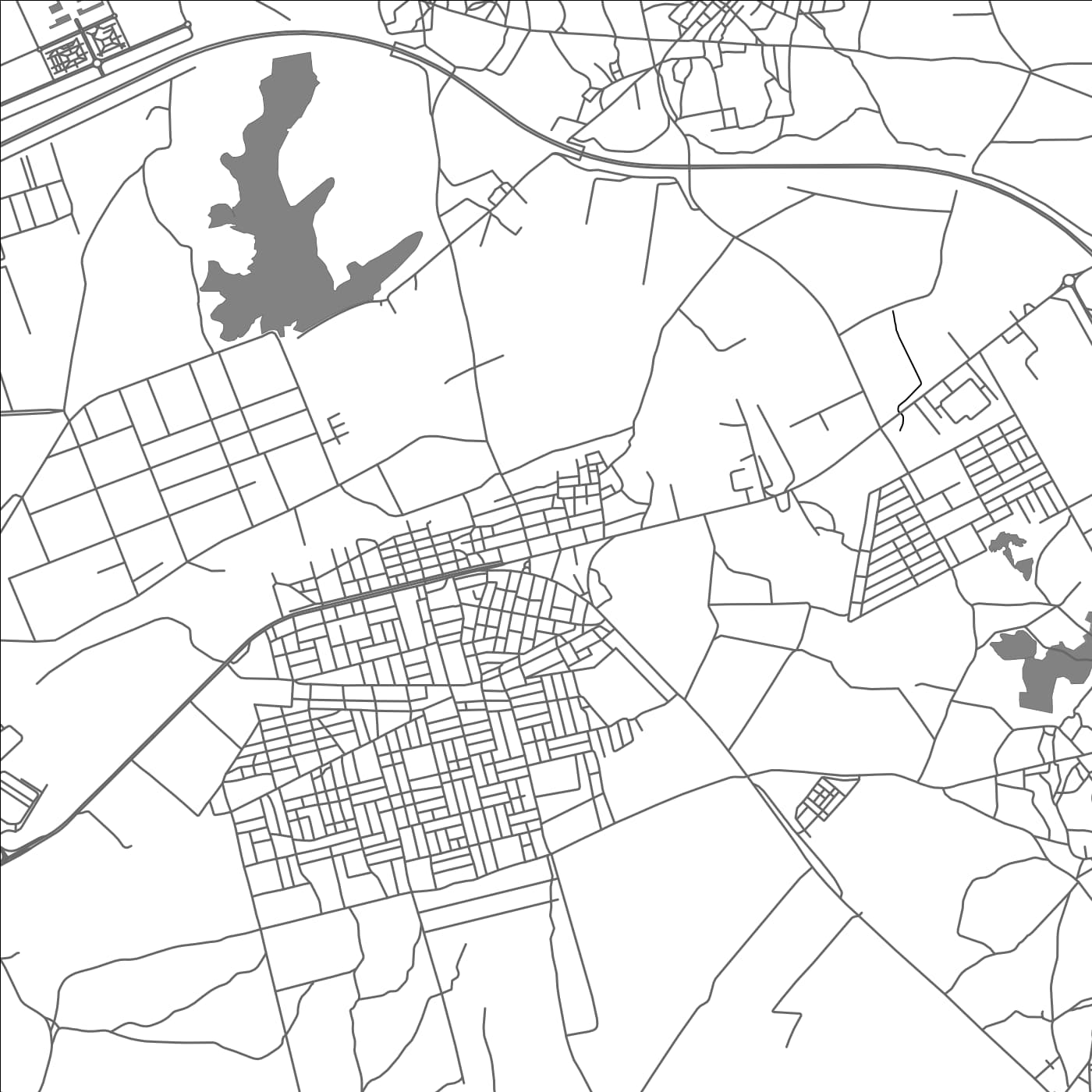 ROAD MAP OF DIAMNIADIO, SENEGAL BY MAPBAKES