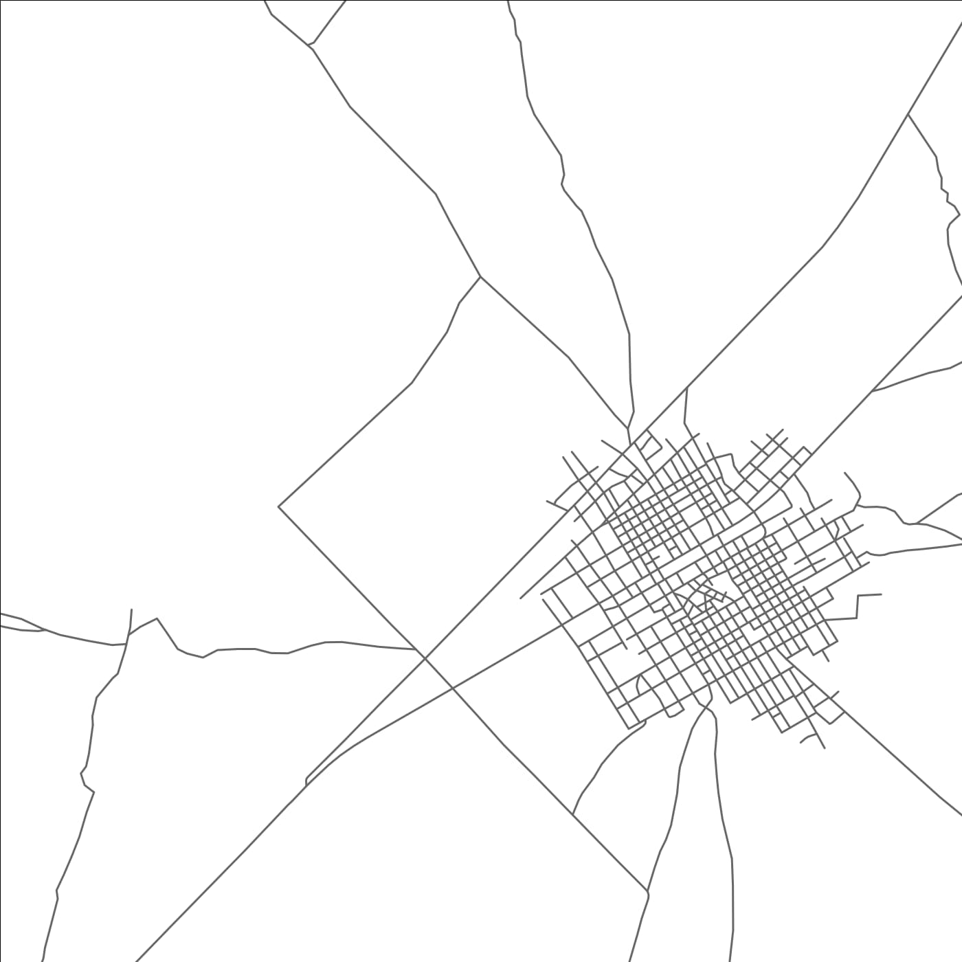 ROAD MAP OF GUEOUL, SENEGAL BY MAPBAKES