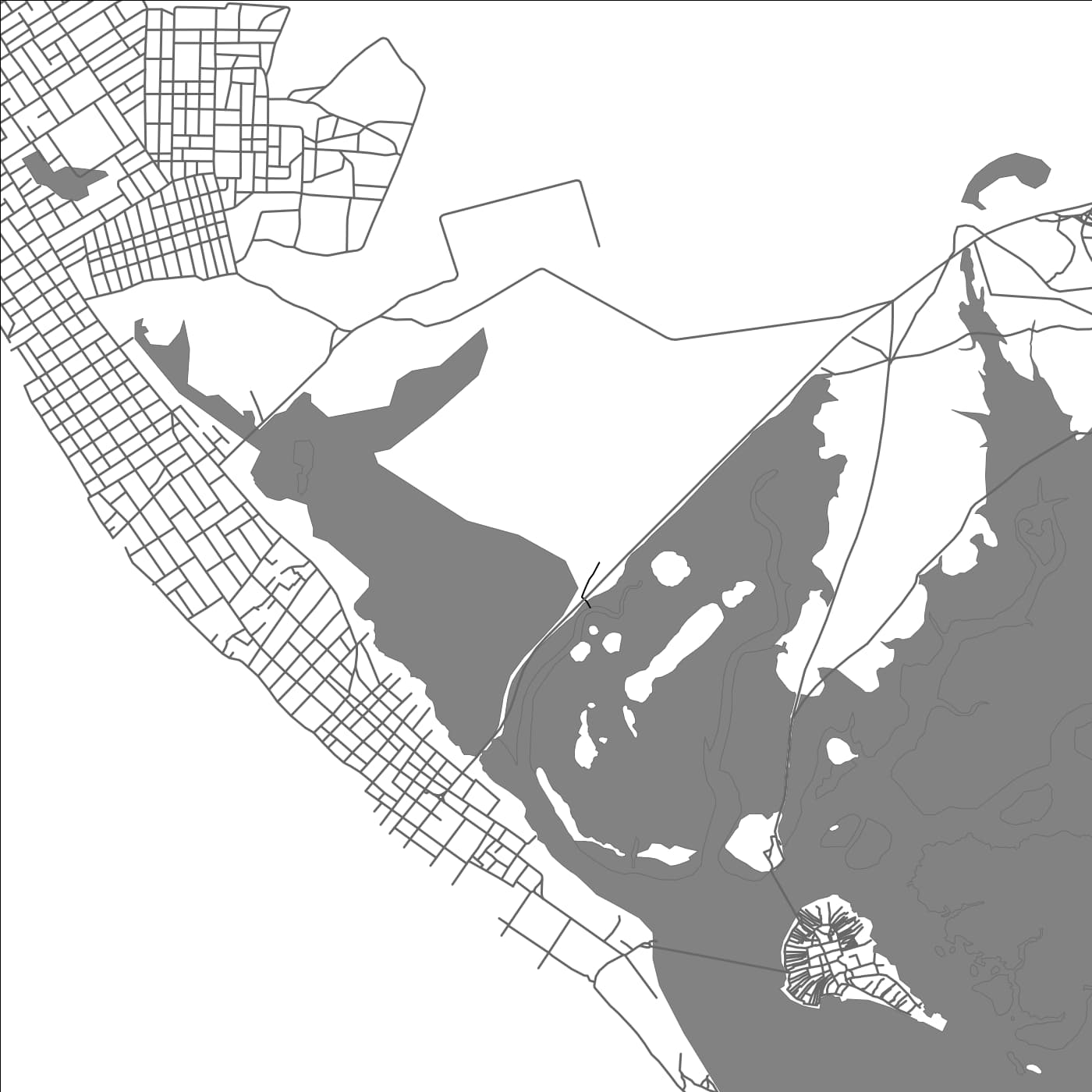ROAD MAP OF JOAL-FADIOUT, SENEGAL BY MAPBAKES