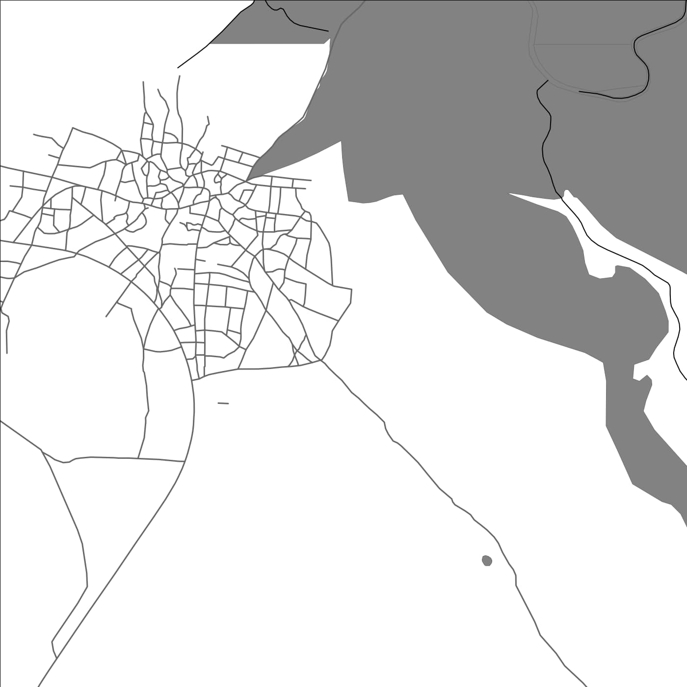 ROAD MAP OF KANEL, SENEGAL BY MAPBAKES