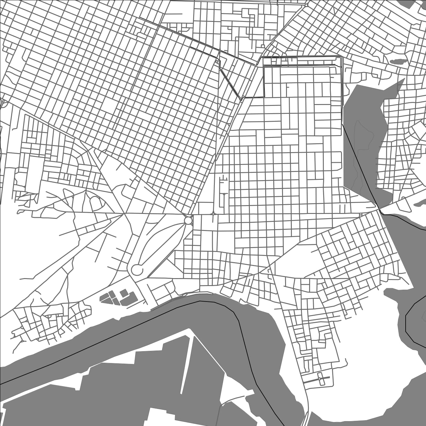 ROAD MAP OF KAOLACK, SENEGAL BY MAPBAKES
