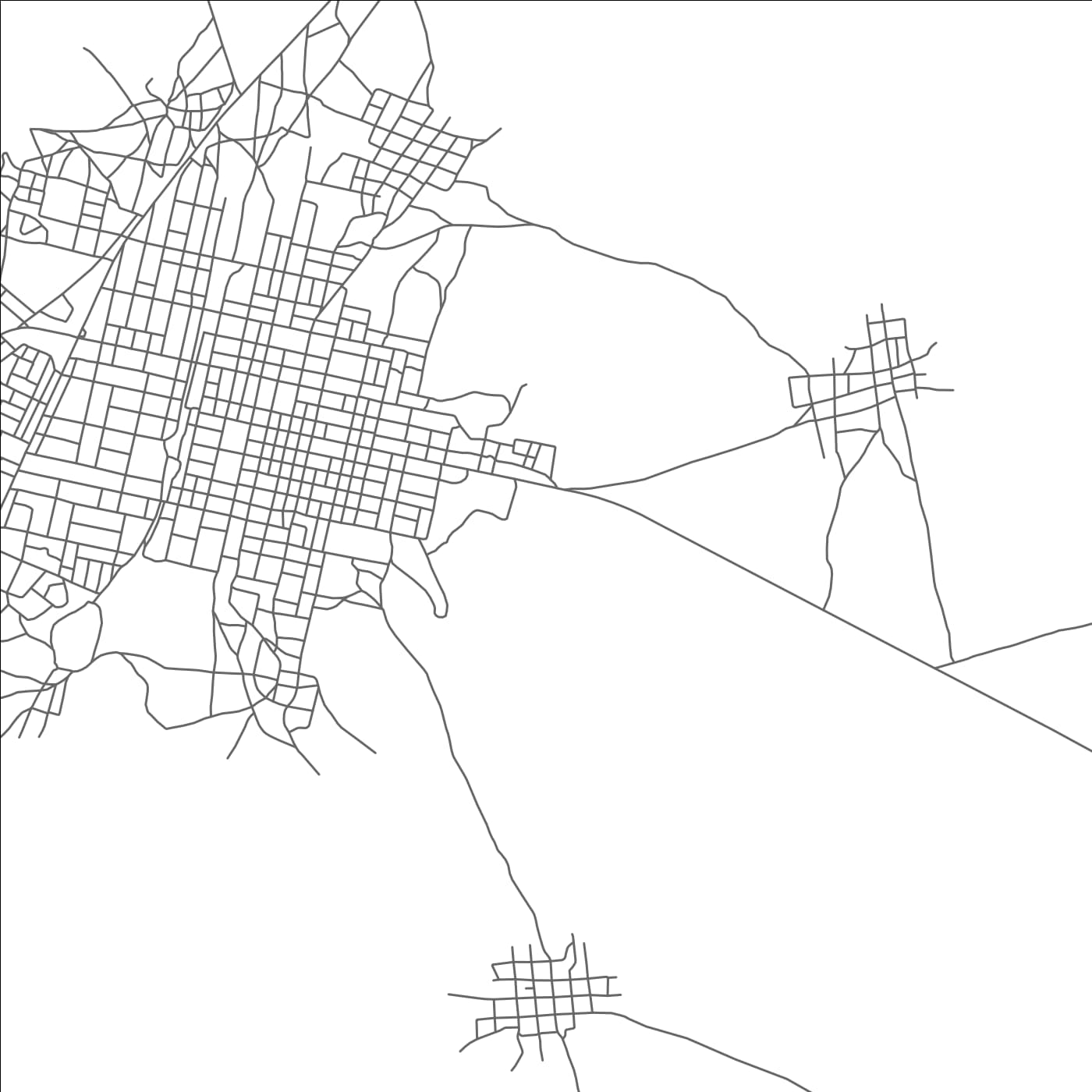ROAD MAP OF KEBEMER, SENEGAL BY MAPBAKES