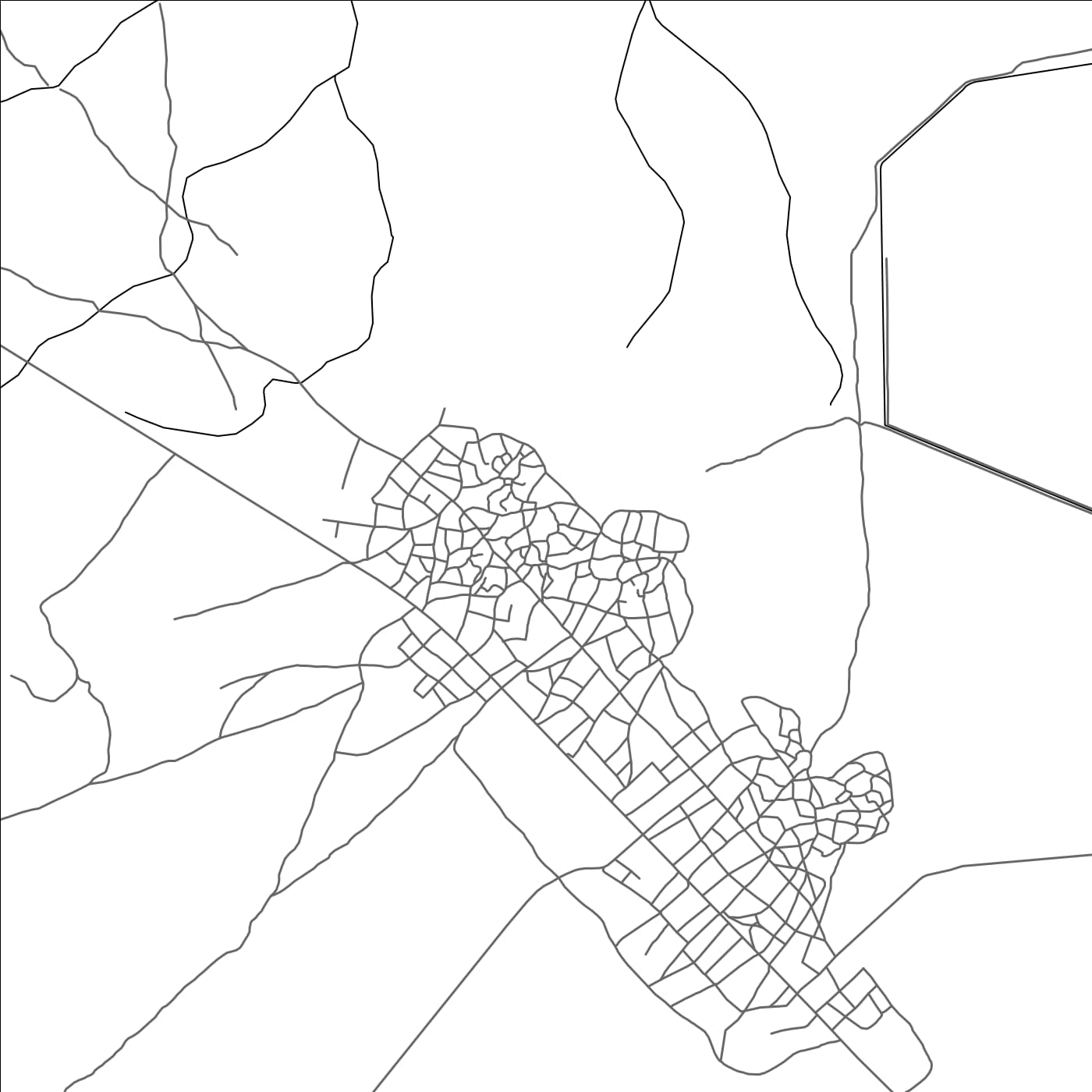 ROAD MAP OF KOBILO, SENEGAL BY MAPBAKES