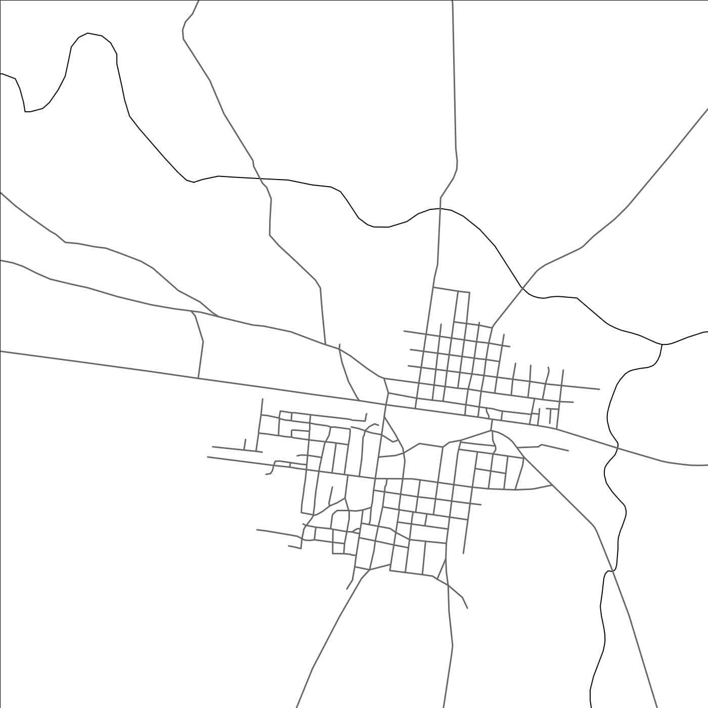 ROAD MAP OF KOUMPENTOUM, SENEGAL BY MAPBAKES