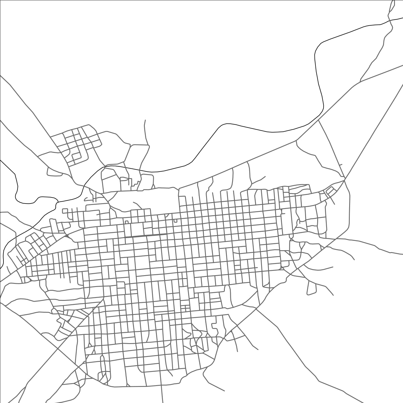 ROAD MAP OF KOUNGHEUL, SENEGAL BY MAPBAKES