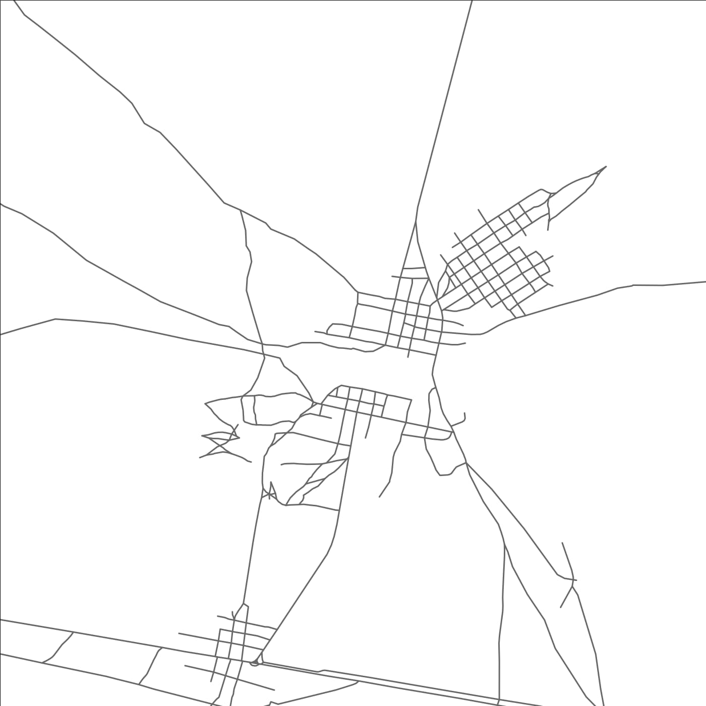 ROAD MAP OF MALEME HODAR, SENEGAL BY MAPBAKES