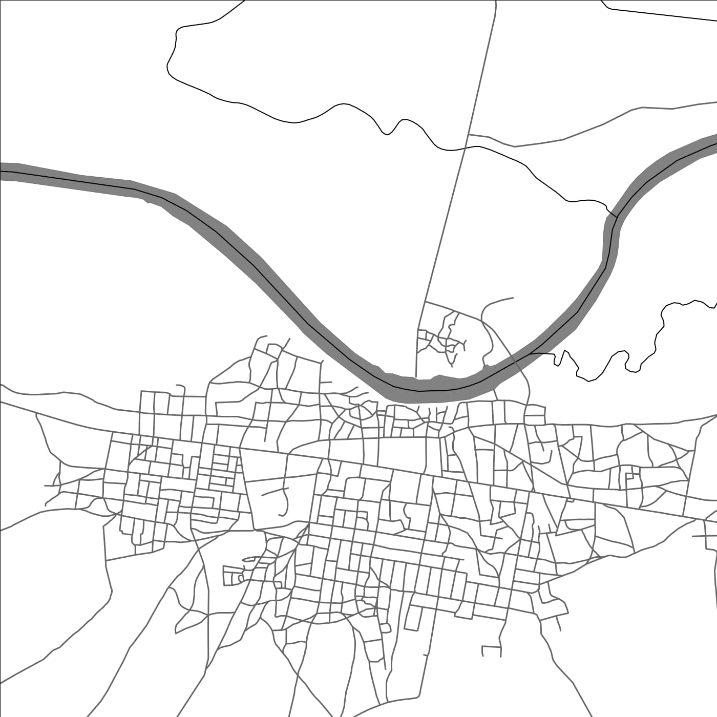 ROAD MAP OF NDIOUM, SENEGAL BY MAPBAKES