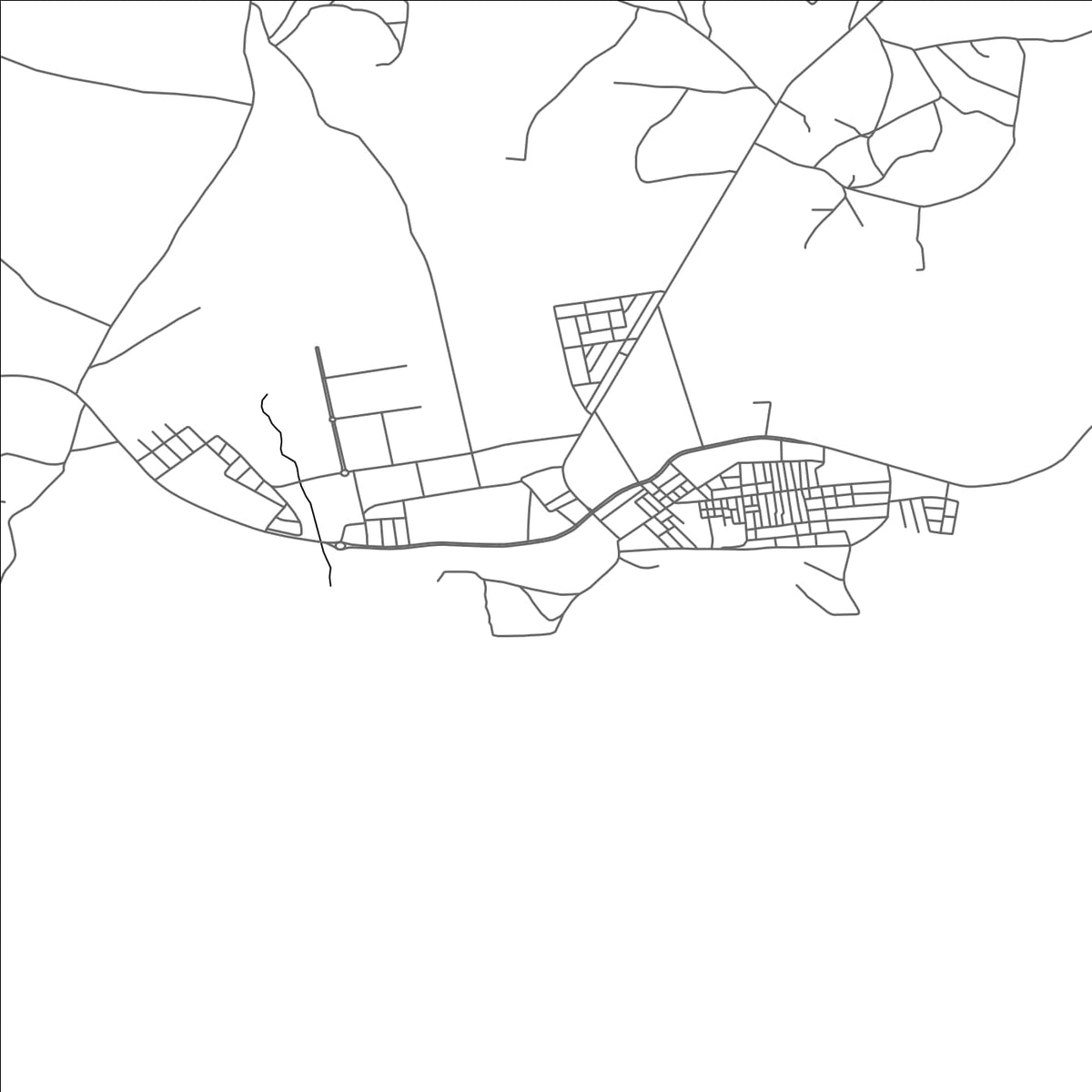 ROAD MAP OF SEJENANE, TUNISIA BY MAPBAKES