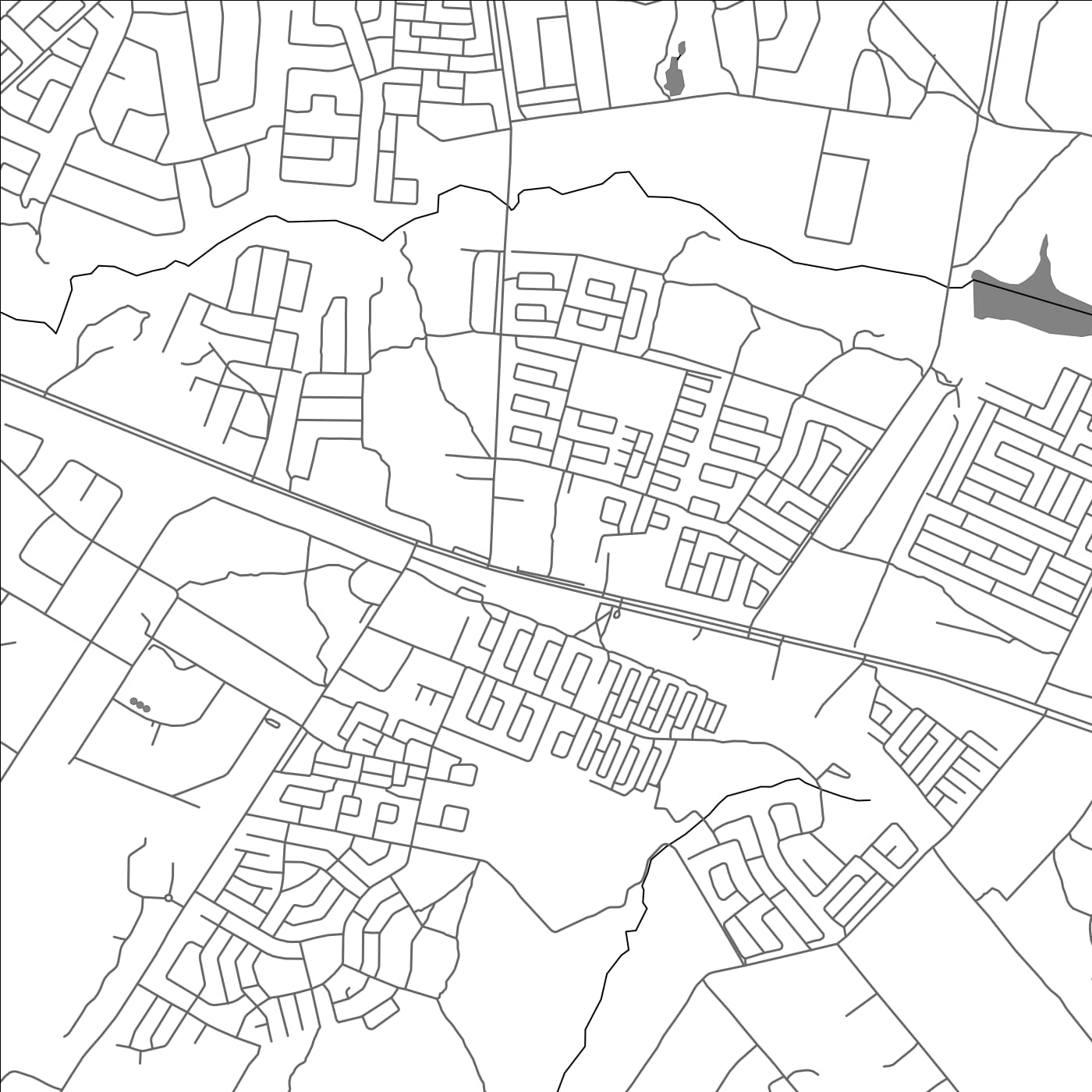 ROAD MAP OF RUWA, ZIMBABWE BY MAPBAKES