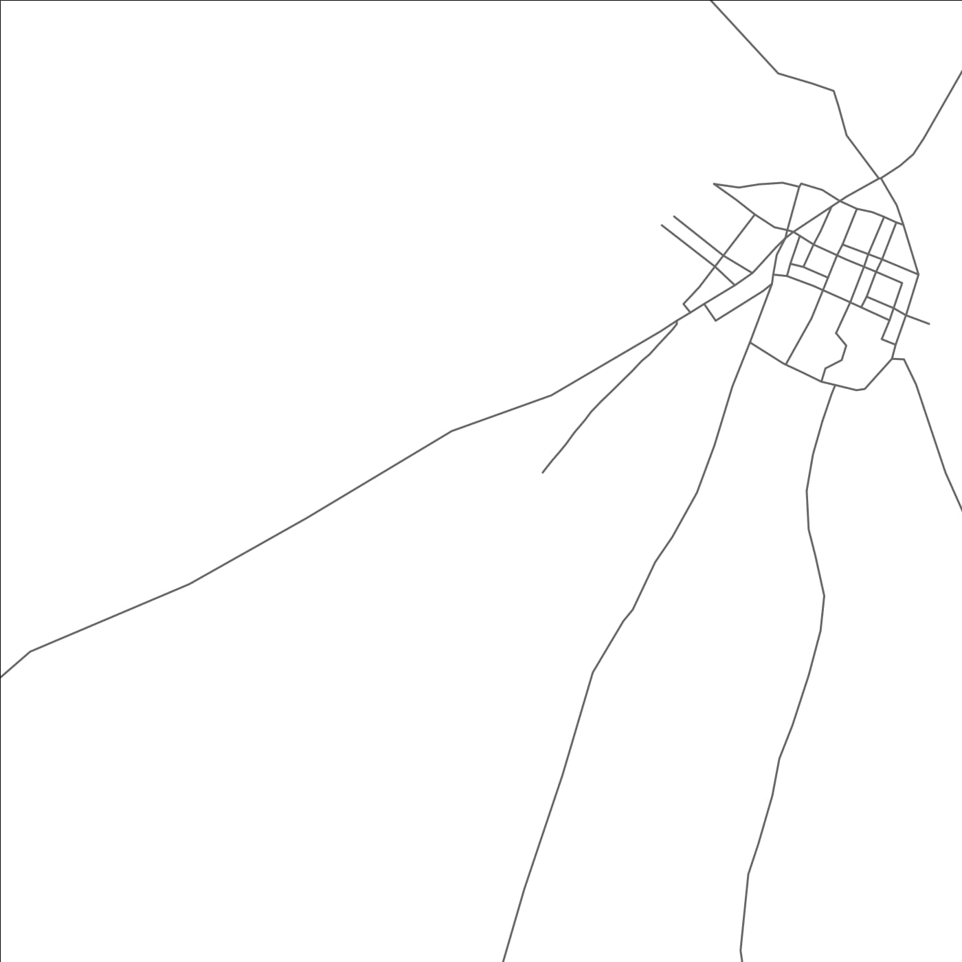 ROAD MAP OF SHENDE, ETHIOPIA BY MAPBAKES