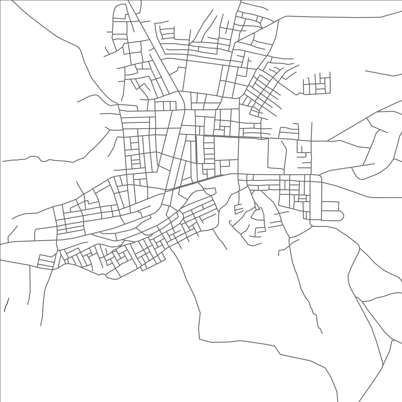 ROAD MAP OF WELK'IT'E, ETHIOPIA BY MAPBAKES