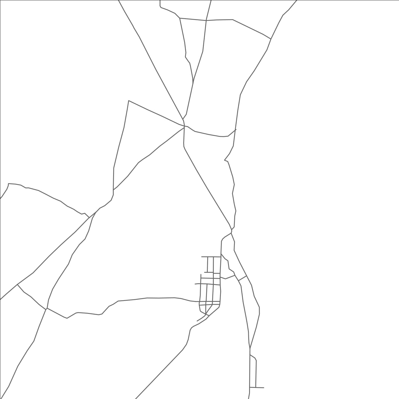 ROAD MAP OF WERE ILU, ETHIOPIA BY MAPBAKES
