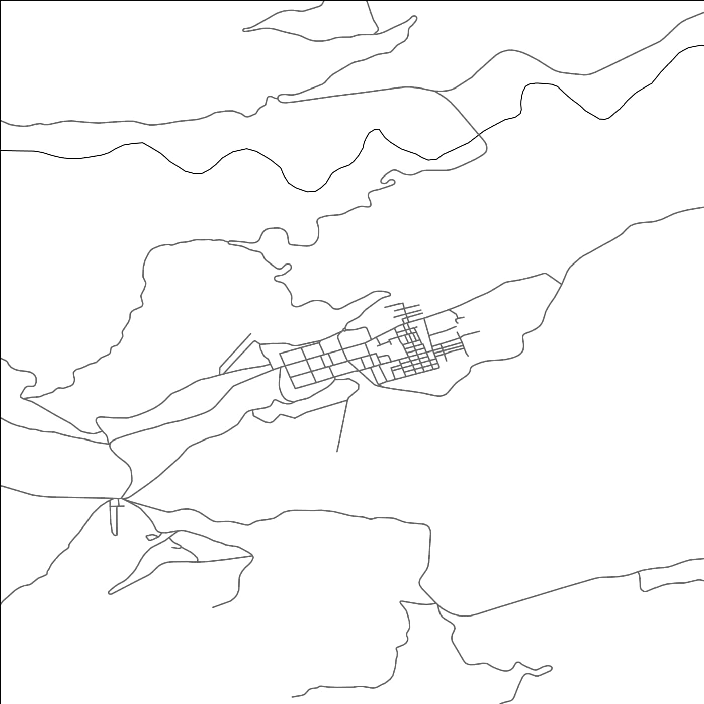 ROAD MAP OF AÏN BENIAN, ALGERIA BY MAPBAKES