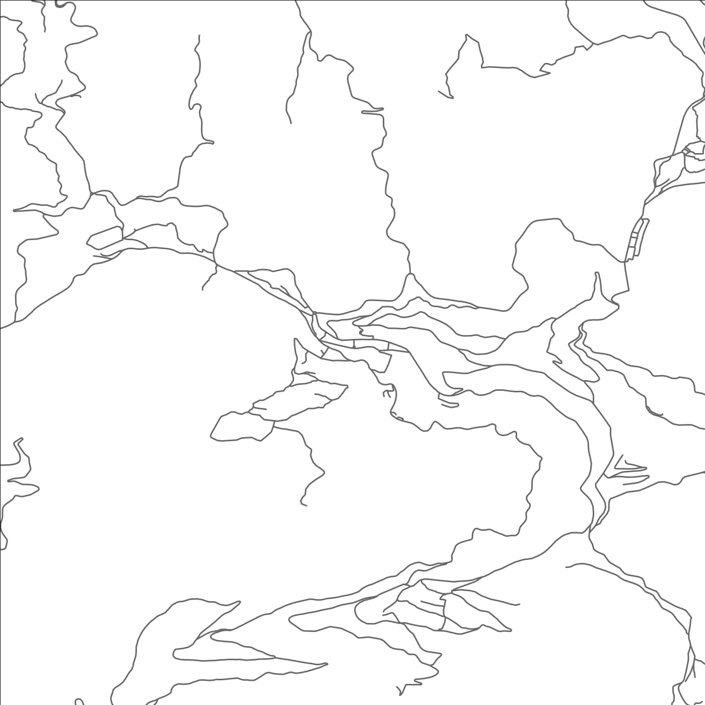 ROAD MAP OF AÏN EL HAMMAM, ALGERIA BY MAPBAKES