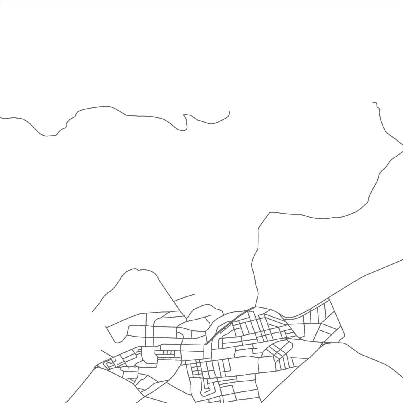 ROAD MAP OF AÏN MERANE, ALGERIA BY MAPBAKES
