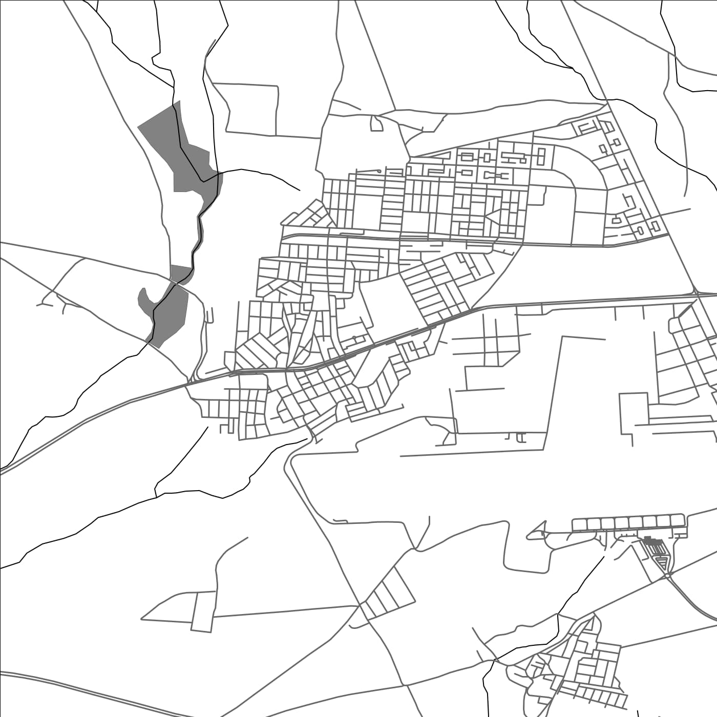 ROAD MAP OF AÏN ARNAT, ALGERIA BY MAPBAKES