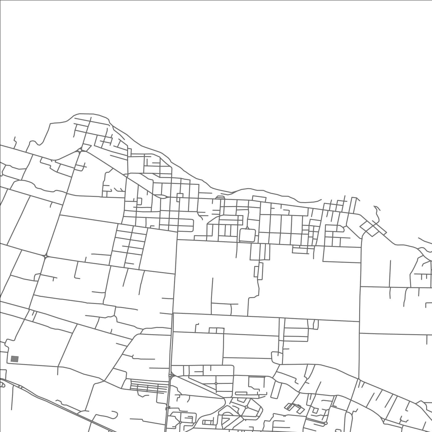 ROAD MAP OF AÏN TAYA, ALGERIA BY MAPBAKES