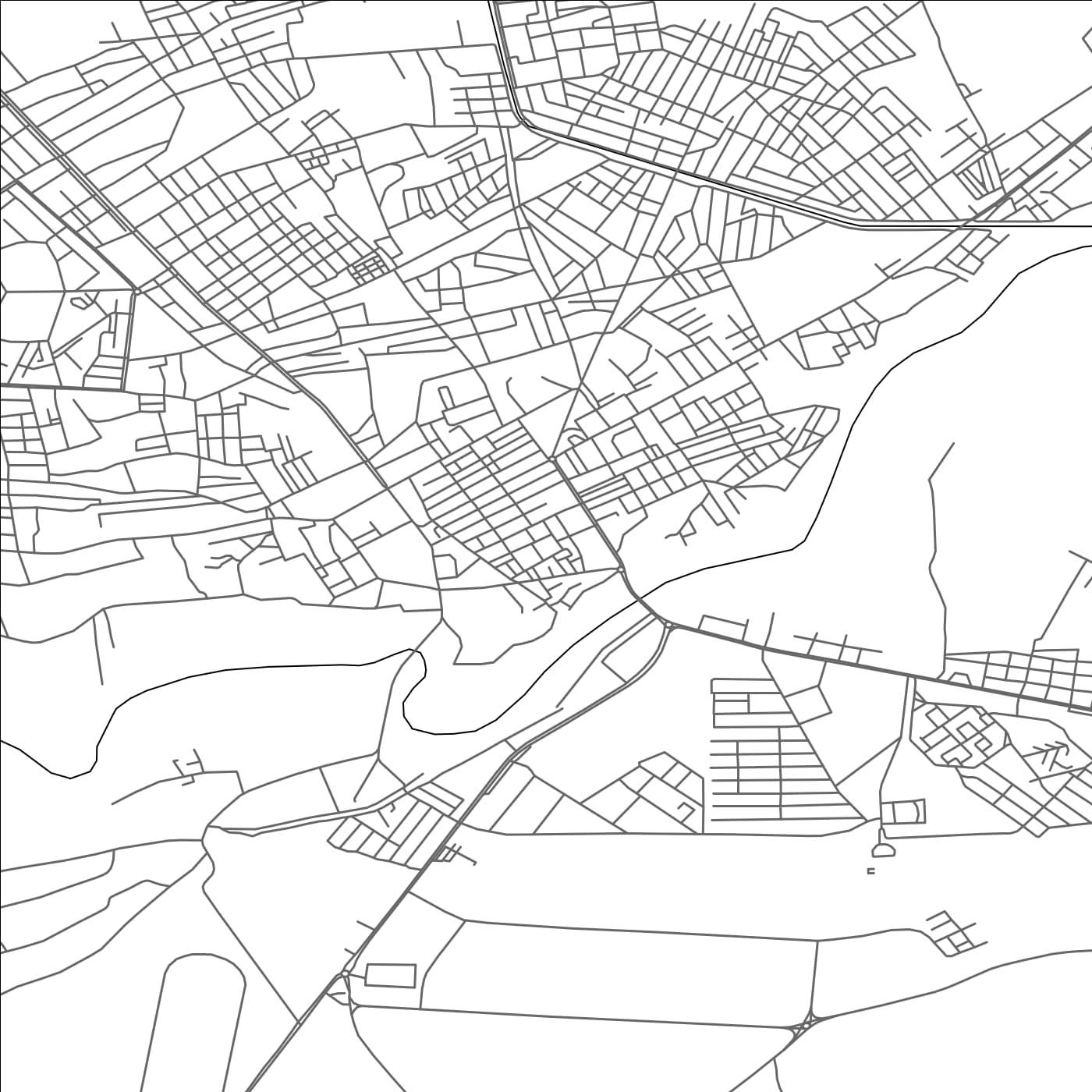 ROAD MAP OF BARIKA, ALGERIA BY MAPBAKES