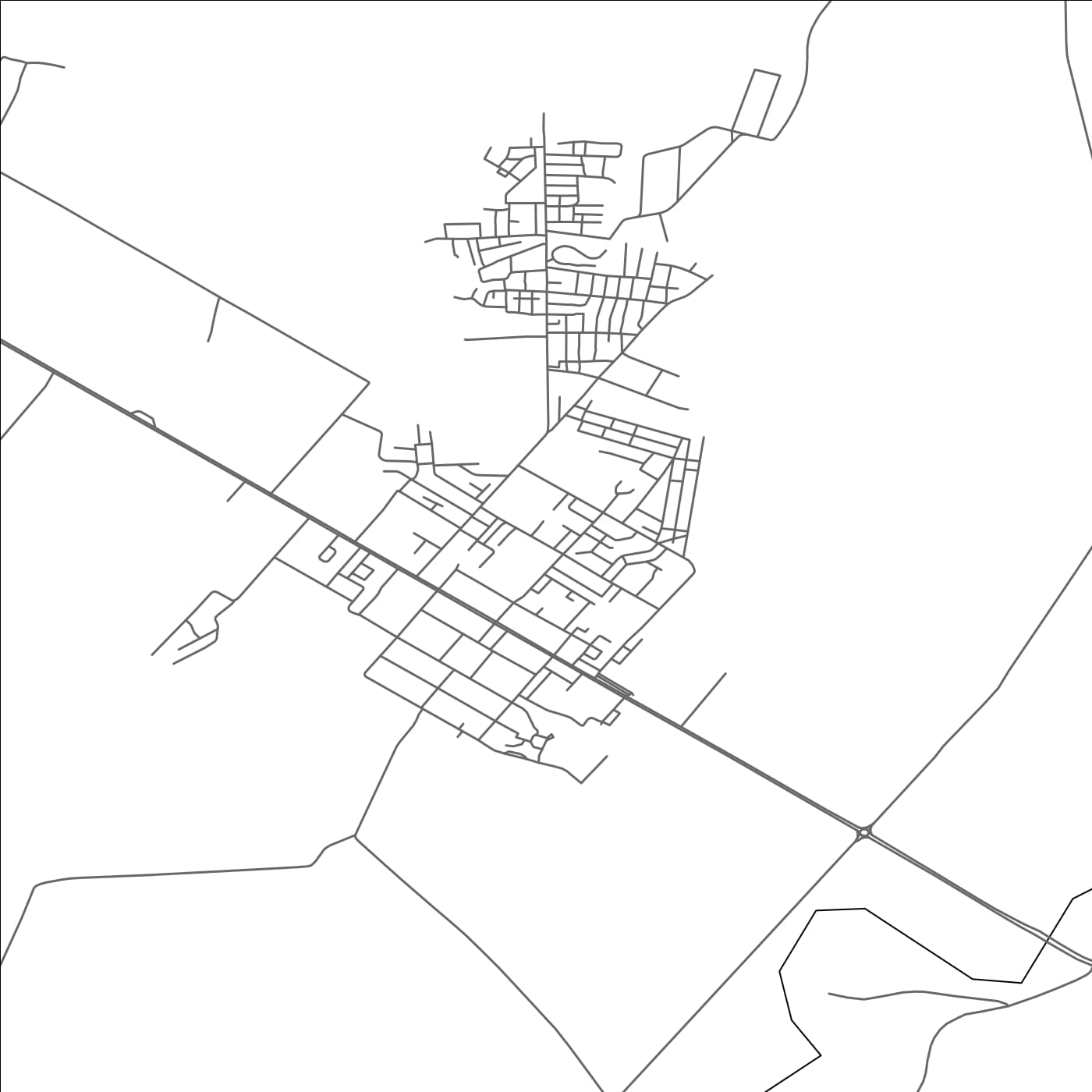 ROAD MAP OF BEN MEHIDI, ALGERIA BY MAPBAKES