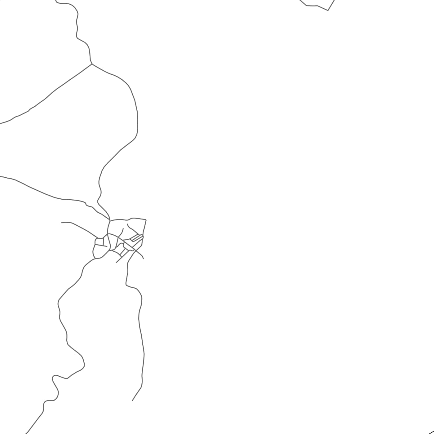 ROAD MAP OF BENSEKRANE, ALGERIA BY MAPBAKES