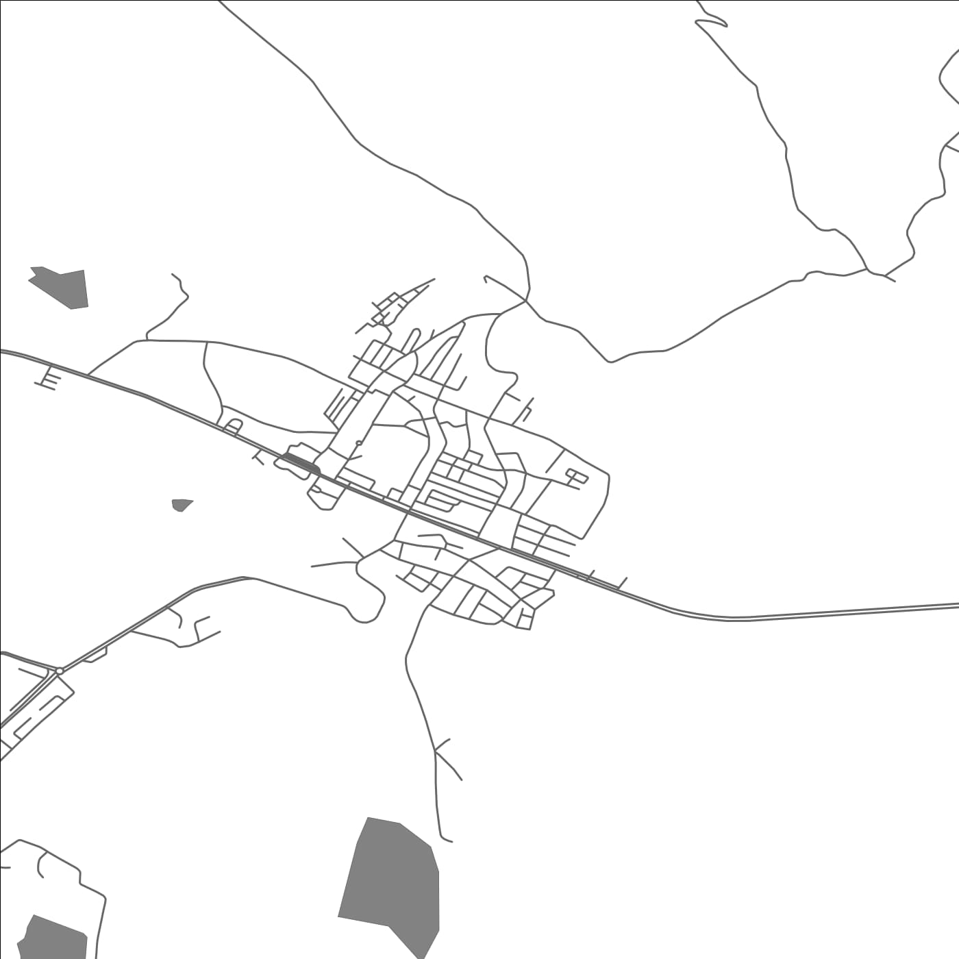 ROAD MAP OF BERRAHAL, ALGERIA BY MAPBAKES