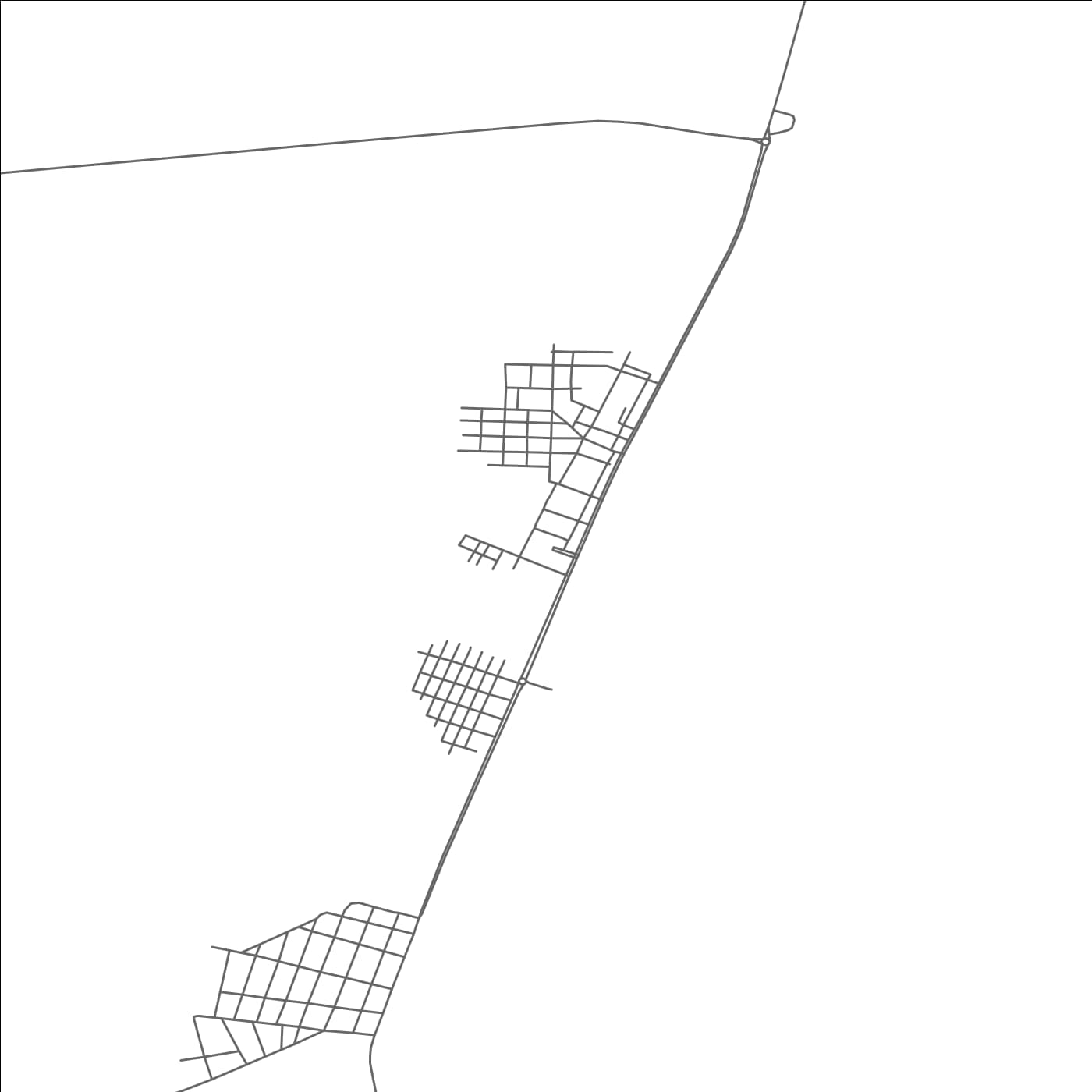 ROAD MAP OF BESBES, ALGERIA BY MAPBAKES