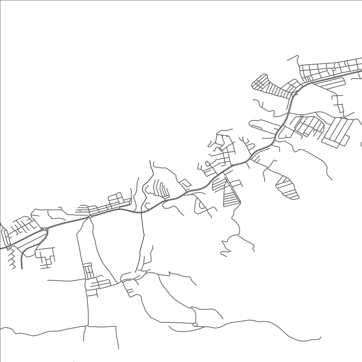 ROAD MAP OF BOUMERDAS, ALGERIA BY MAPBAKES