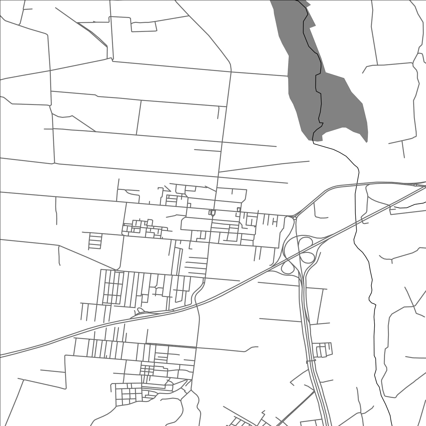 ROAD MAP OF CHIFFA, ALGERIA BY MAPBAKES