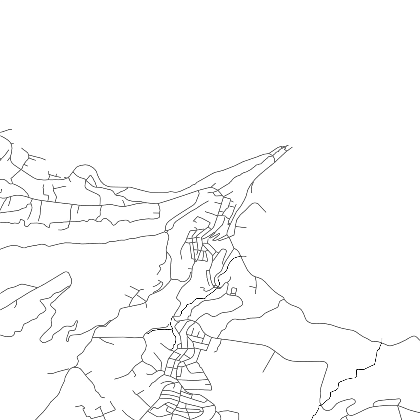ROAD MAP OF DELLYS, ALGERIA BY MAPBAKES