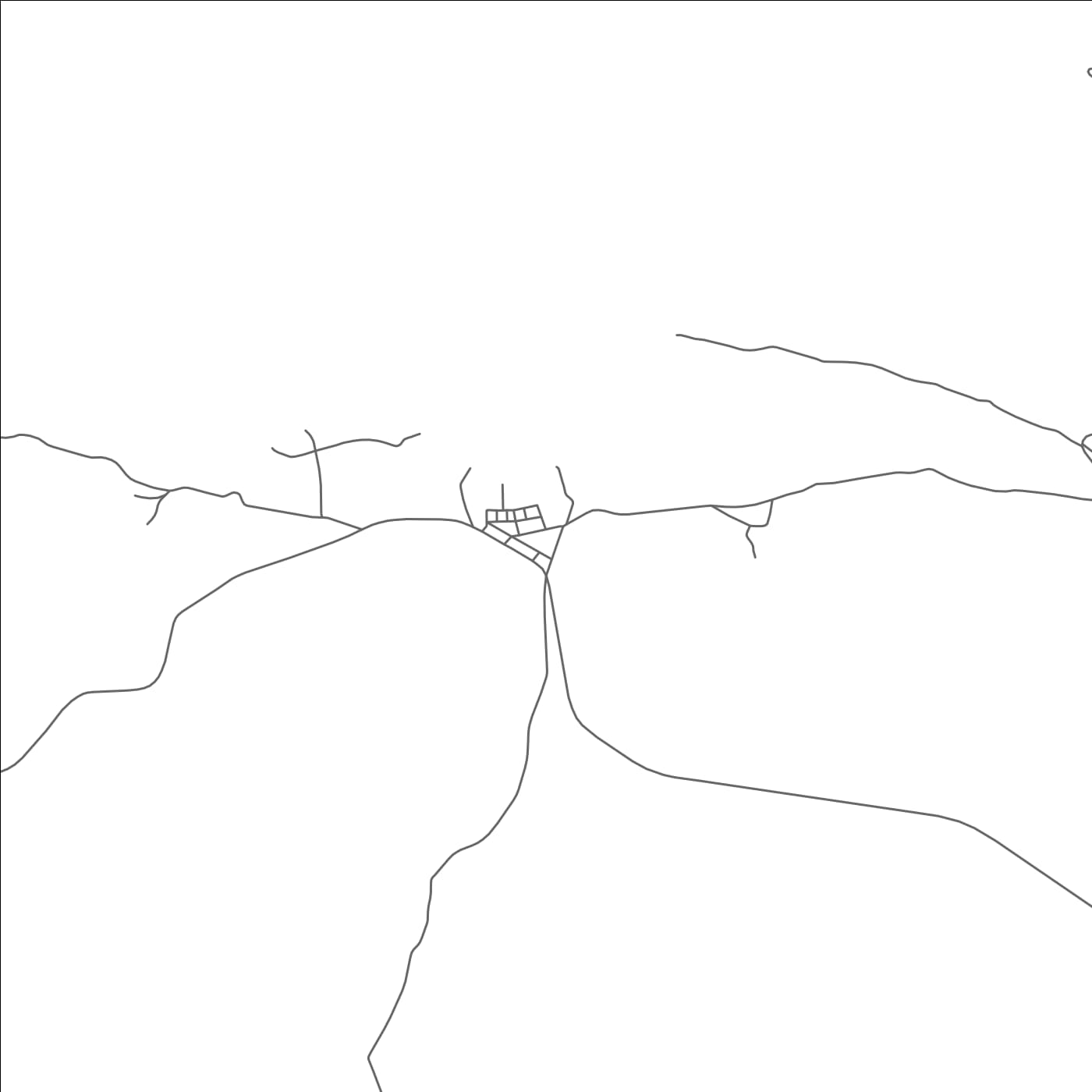 ROAD MAP OF EL AOUINET, ALGERIA BY MAPBAKES