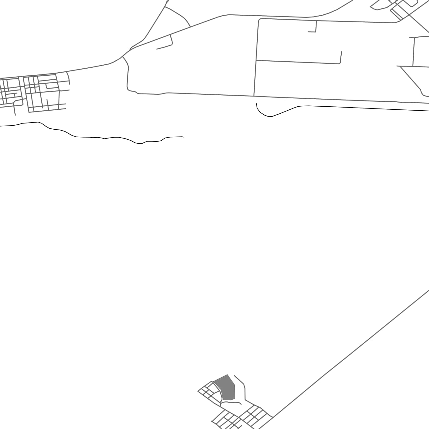 ROAD MAP OF EL HADJAR, ALGERIA BY MAPBAKES