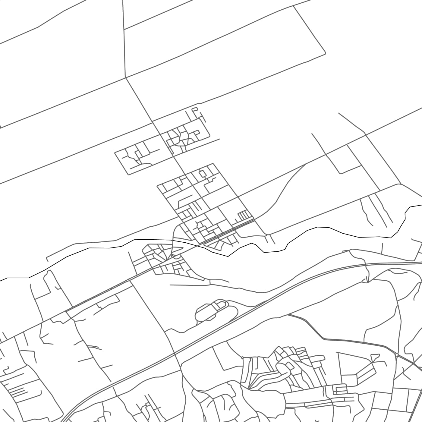 ROAD MAP OF OUED SLY, ALGERIA BY MAPBAKES