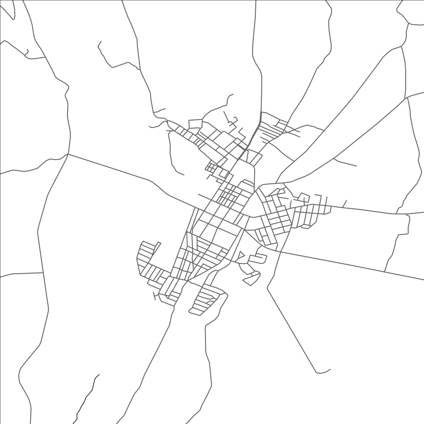 ROAD MAP OF RÂS EL AÏOUN, ALGERIA BY MAPBAKES