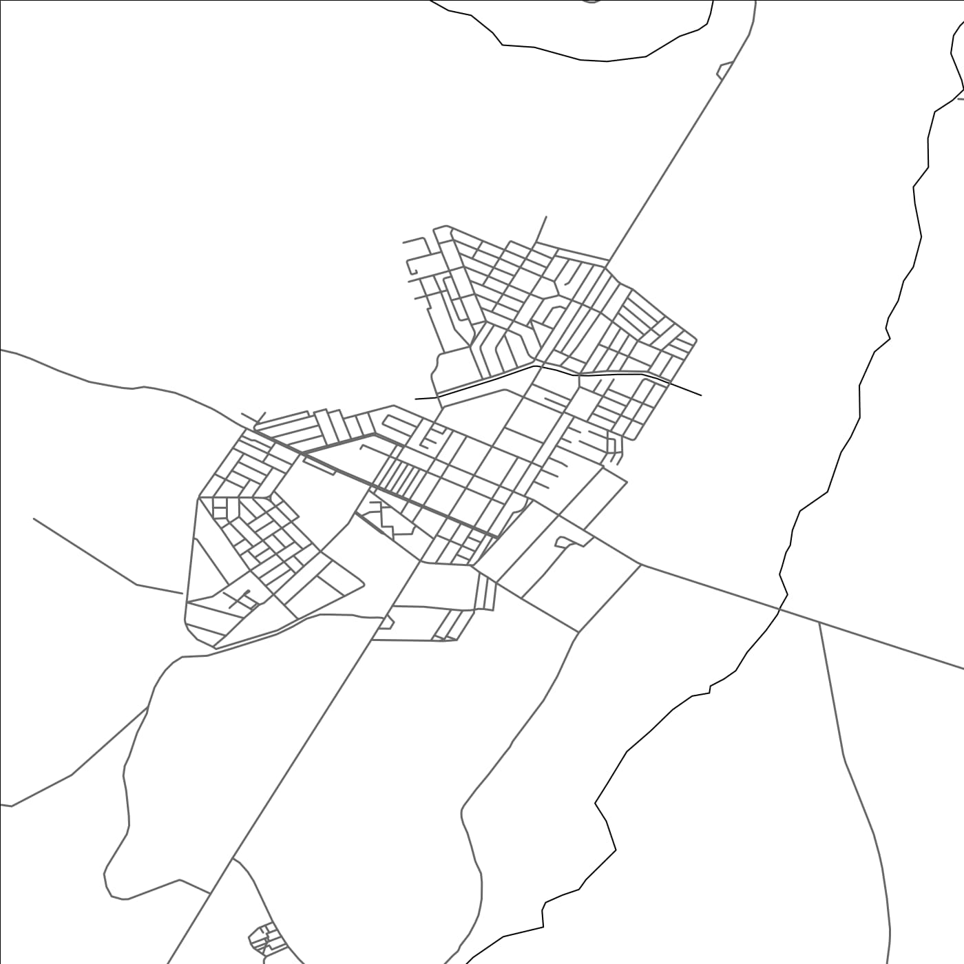 ROAD MAP OF SALAH BEY, ALGERIA BY MAPBAKES