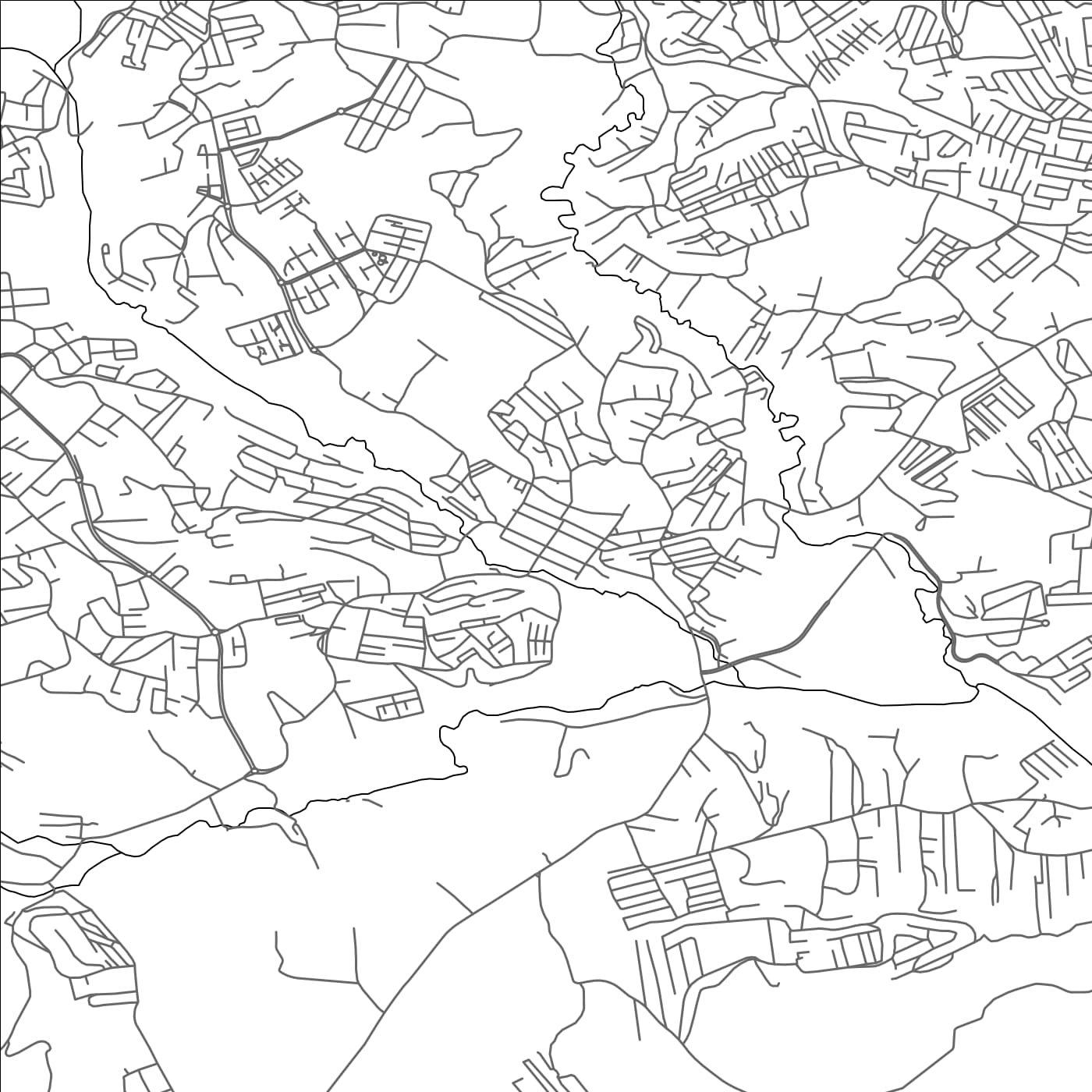 ROAD MAP OF SAOULA, ALGERIA BY MAPBAKES