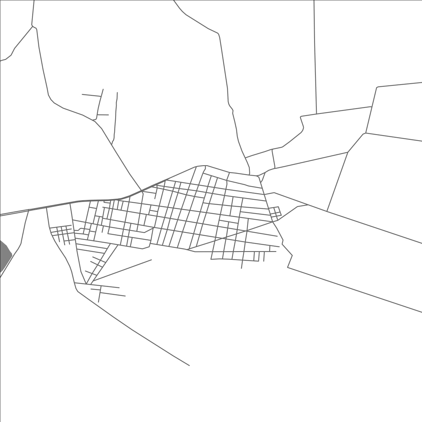 ROAD MAP OF SIDI AMRANE, ALGERIA BY MAPBAKES