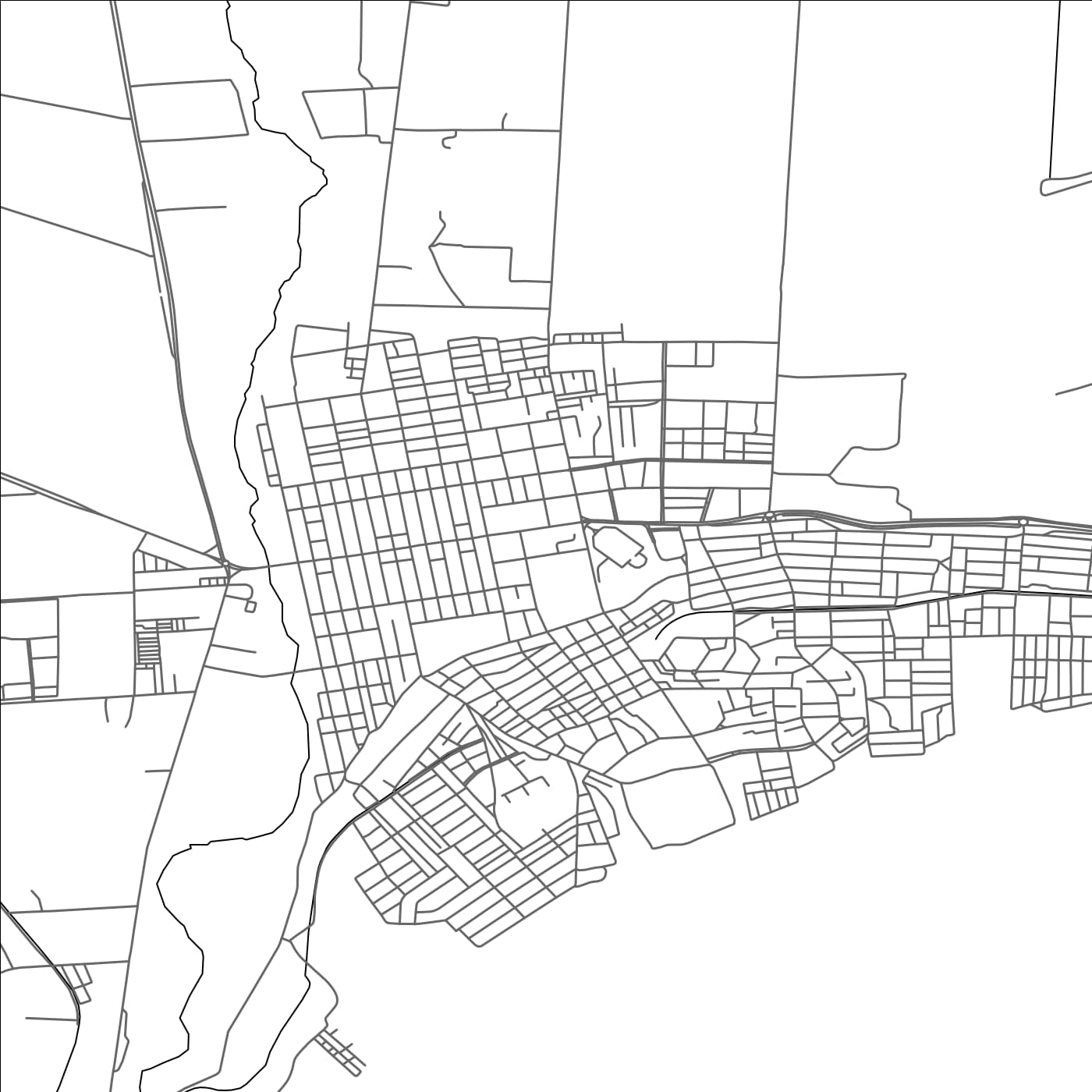 ROAD MAP OF SIG, ALGERIA BY MAPBAKES