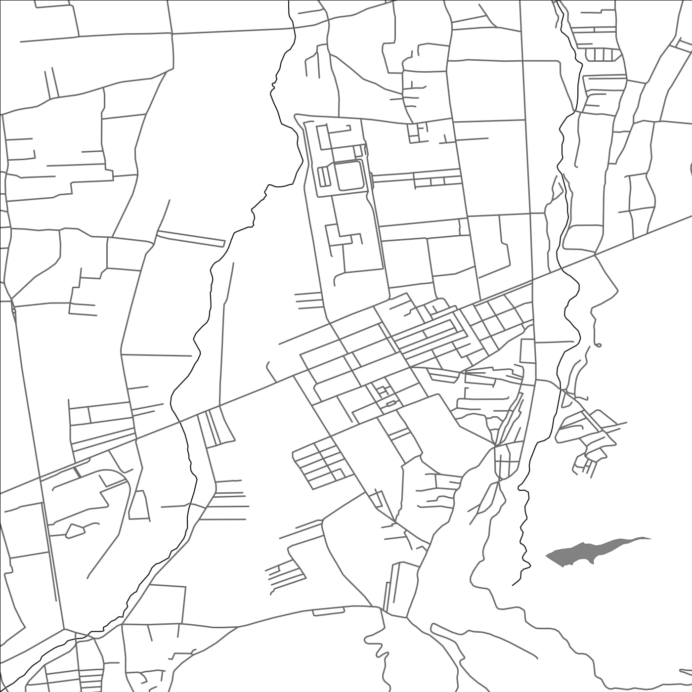 ROAD MAP OF SOUMA, ALGERIA BY MAPBAKES