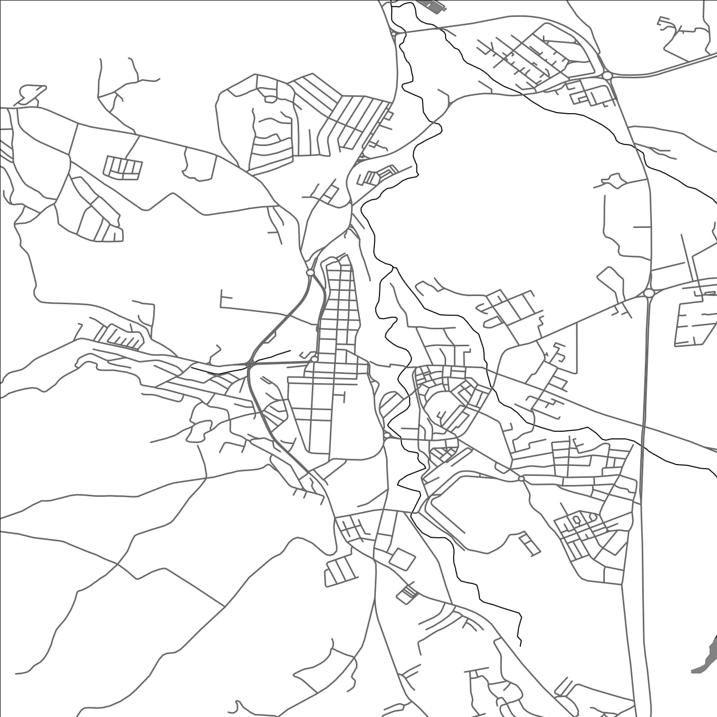 ROAD MAP OF SOUR EL GHOZLANE, ALGERIA BY MAPBAKES