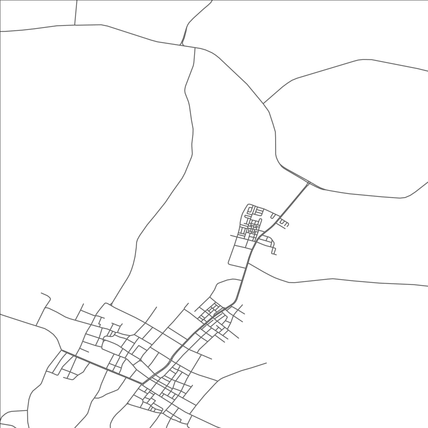 ROAD MAP OF TAÏBET, ALGERIA BY MAPBAKES