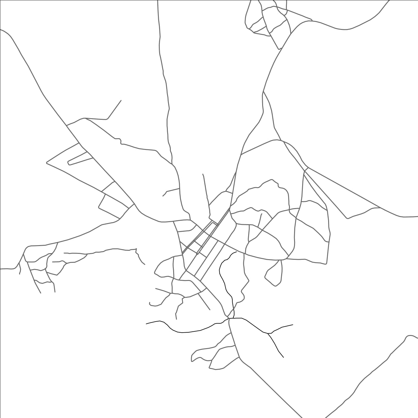 ROAD MAP OF UCU SELES, ANGOLA BY MAPBAKES