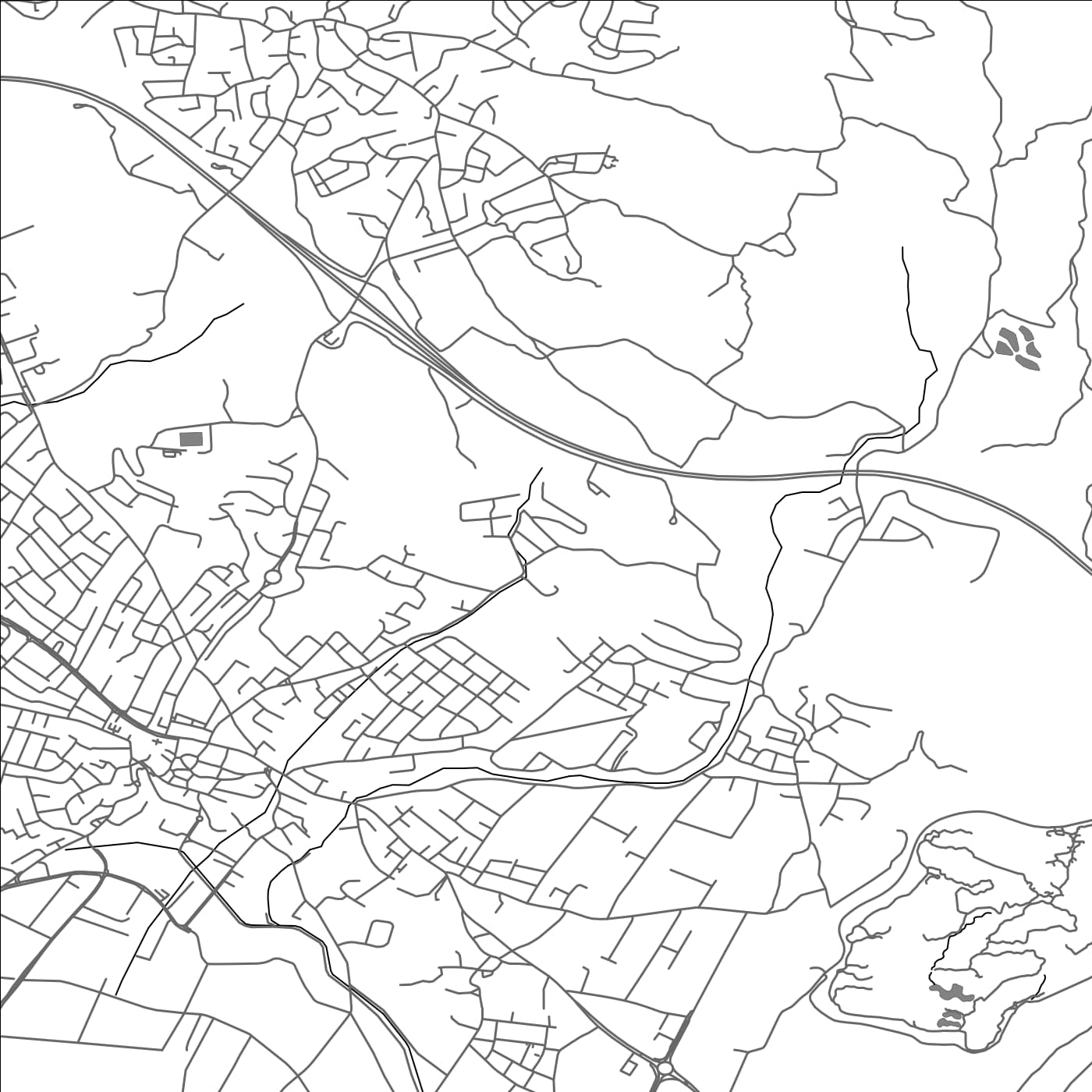 ROAD MAP OF GEROSKÍPOU, CYPRUS BY MAPBAKES