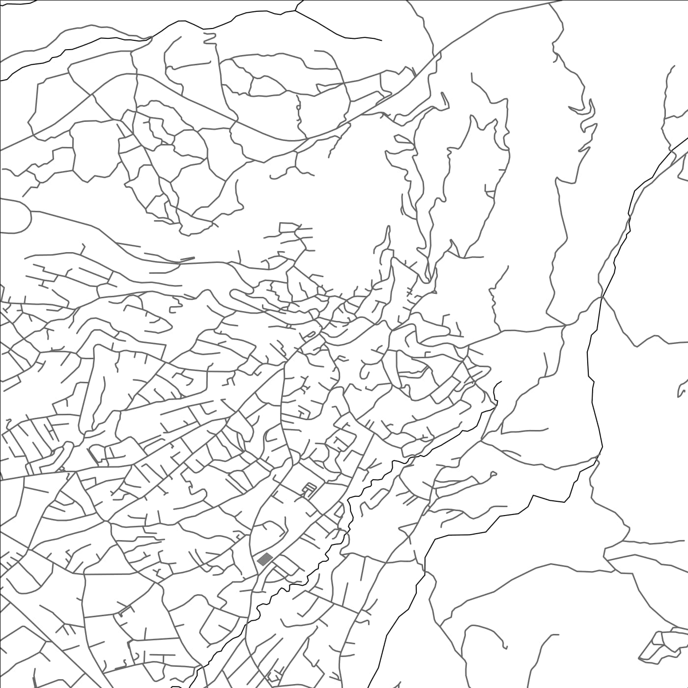 ROAD MAP OF PÉGEIA, CYPRUS BY MAPBAKES