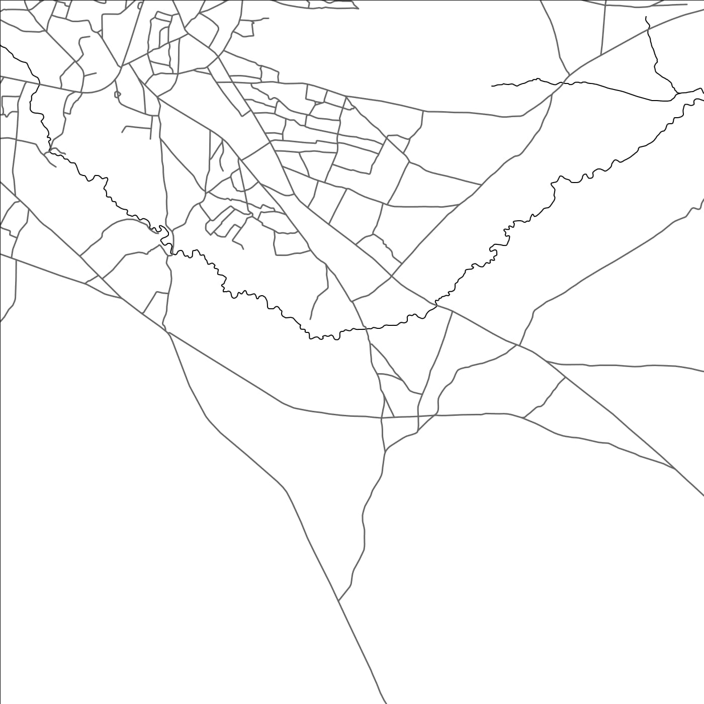 ROAD MAP OF MCHINJI, MALAWI BY MAPBAKES