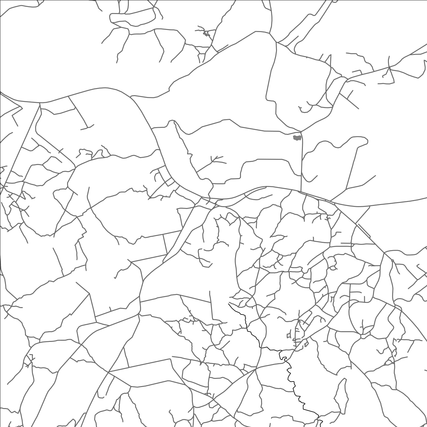 ROAD MAP OF THYOLO, MALAWI BY MAPBAKES