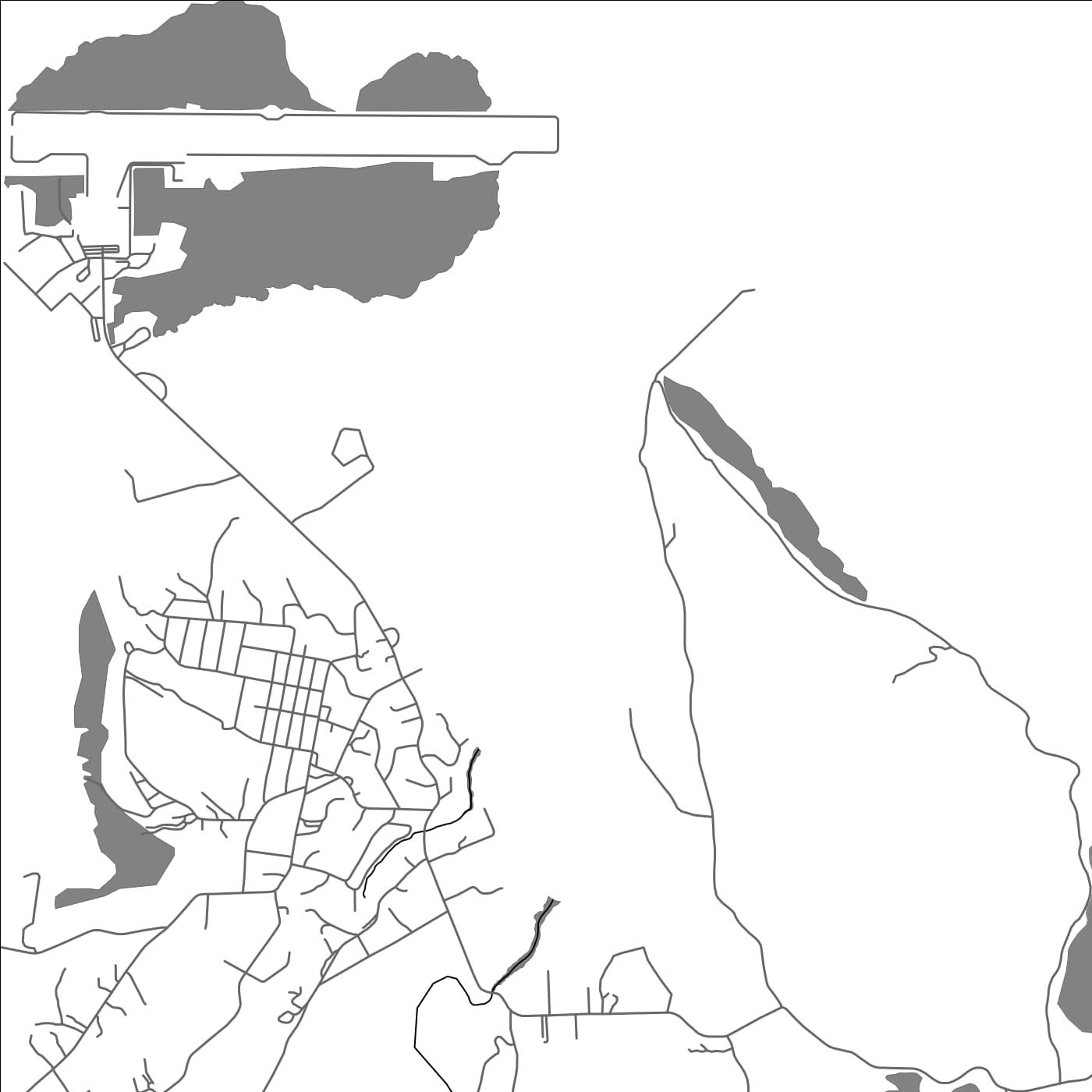 ROAD MAP OF SOUNTING, MICRONESIA BY MAPBAKES